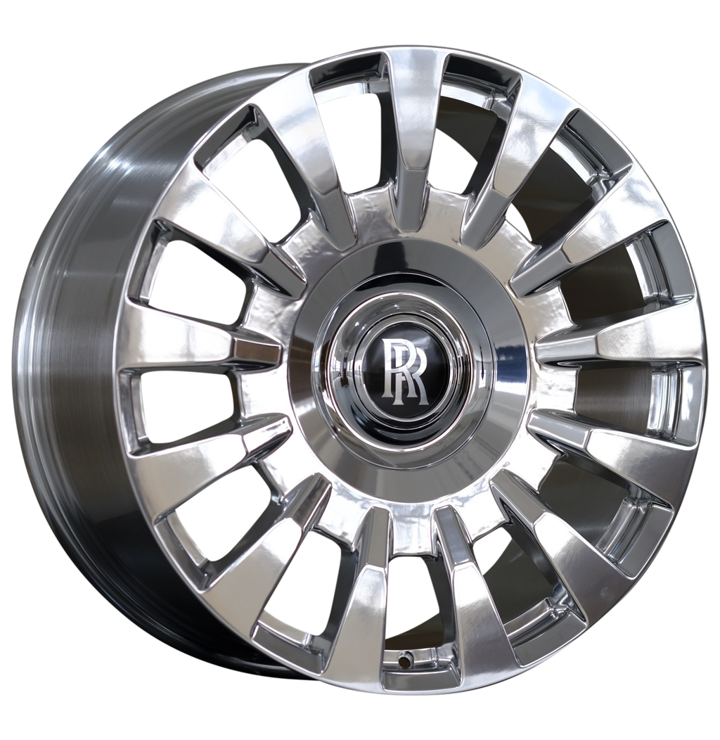 22" Rolls Royce Ghost Wraith Phantom Forged Staggered Polished Wheels & Rims