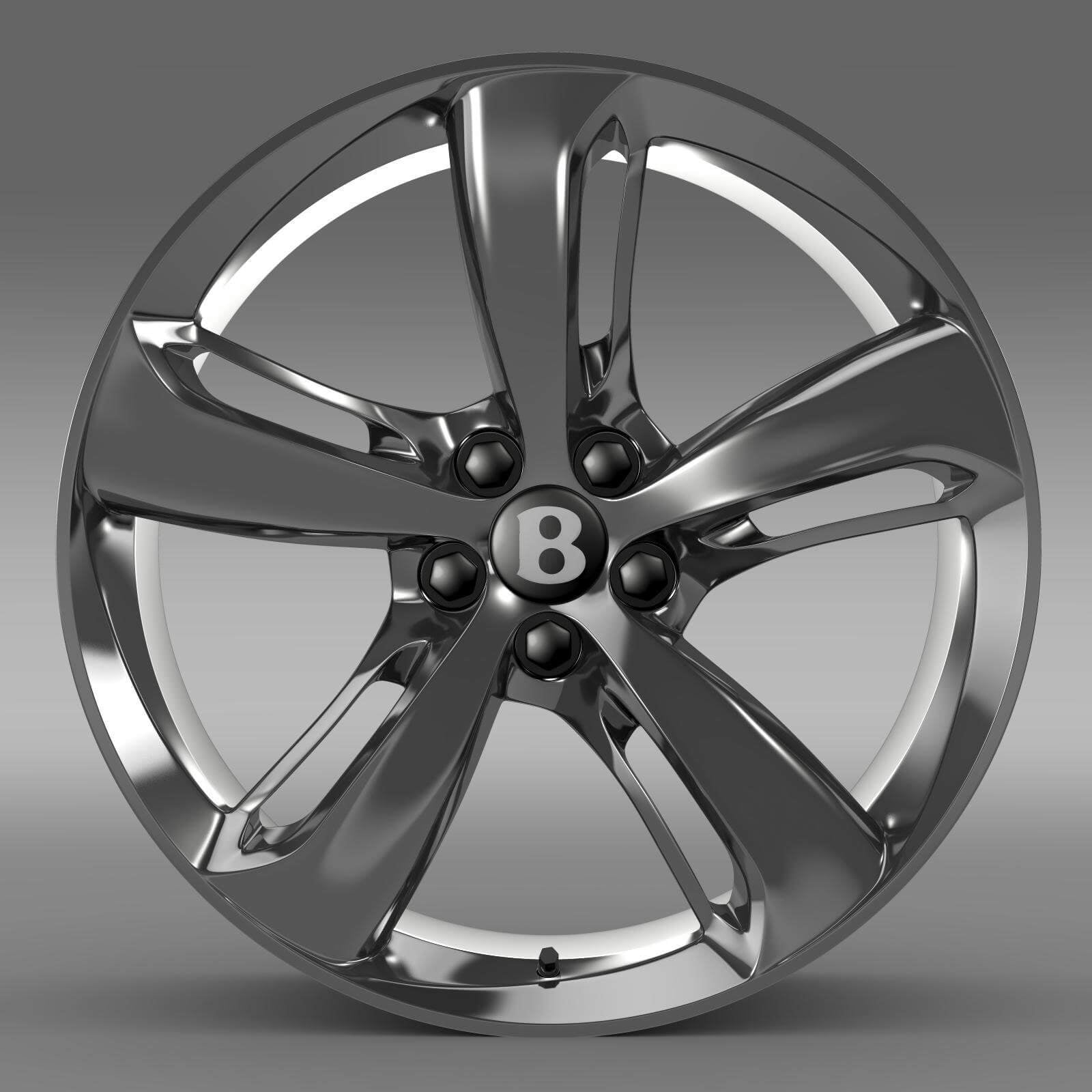 22" Bentley Bentayga Forged Polished Wheels & Rims
