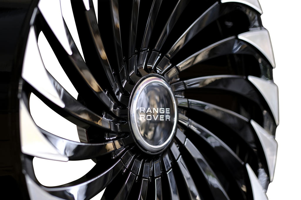22" Range Rover Full Size Sport SV SE HSE Monoblock Forged Black Machined Style 31 Wheels & Rims