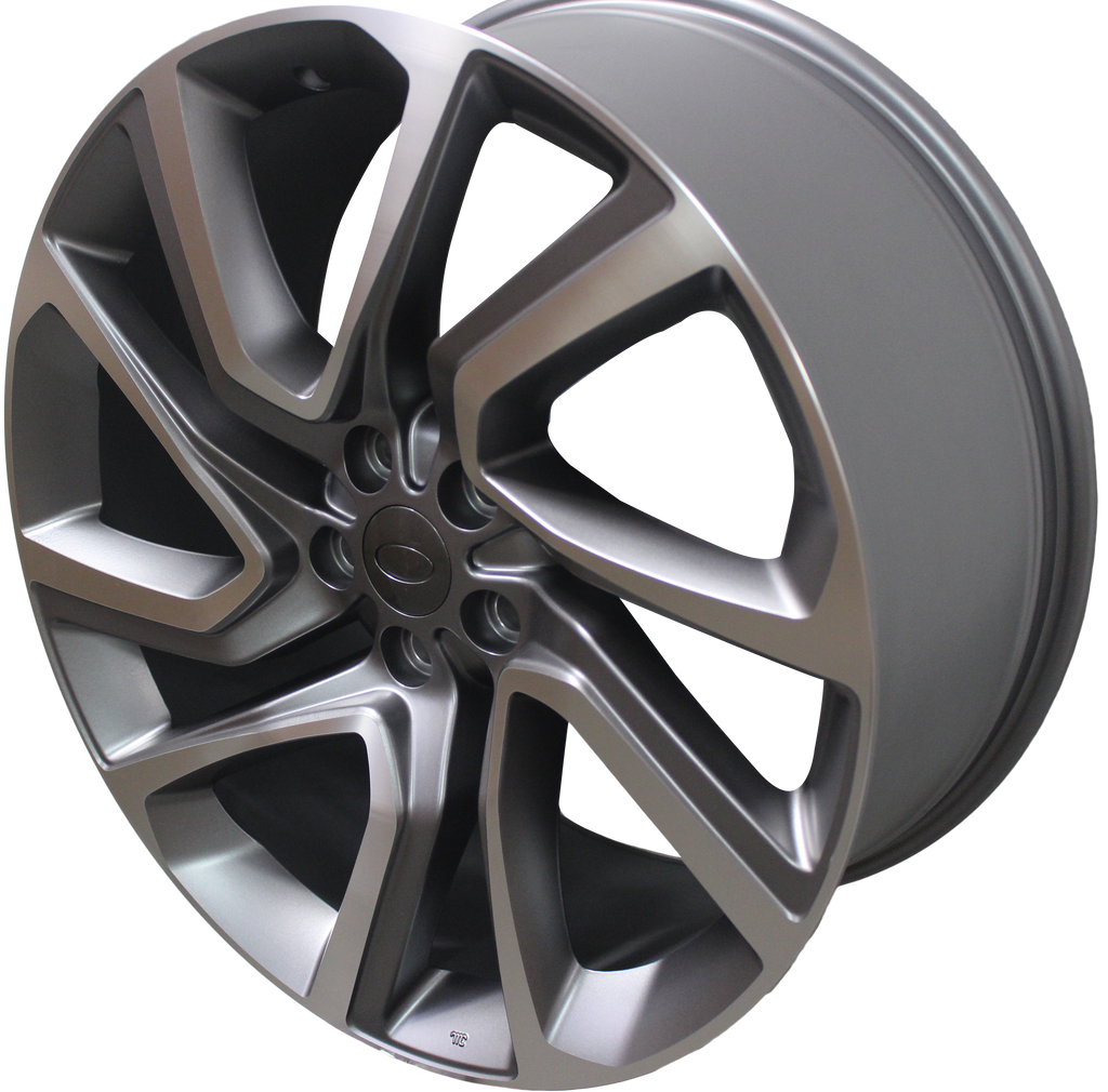 22" Range Rover Full Size Sport Defender Gunmetal Machined Style 23 Wheels