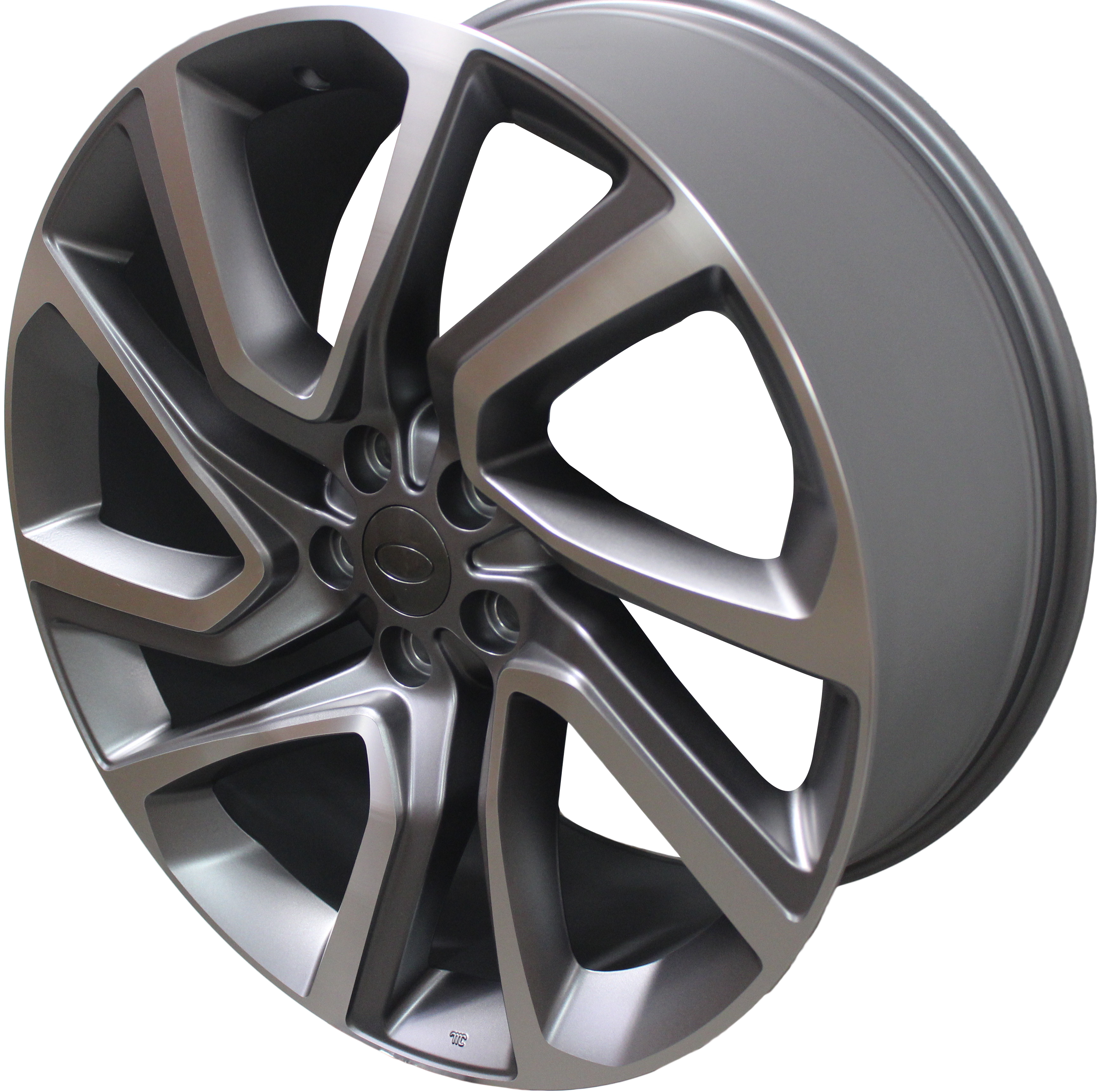 22" Range Rover Full Size Sport Defender Gunmetal Machined Style 23 Wheels