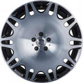 22" Mercedes S-Class S580 S600 Forged Staggered Gloss Black Machined Style 52 Wheels & Rims