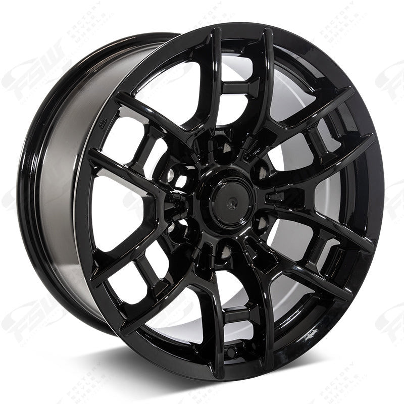 18" Toyota 4Runner FJ Cruiser Tacoma TRD Pro Style Matte Black Wheels & Rims