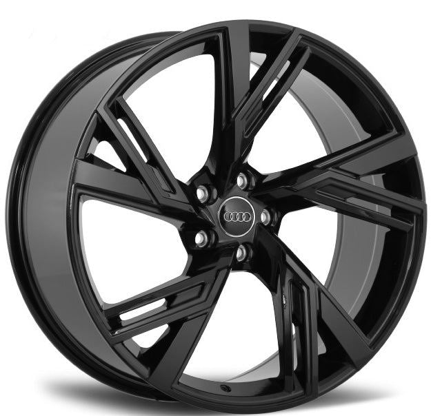 22" Audi A7 A8 Q5 Q7 Q8 RS Style Gloss Black Style 36 Wheels & Rims