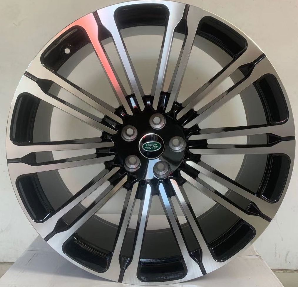 24" Range Rover Full Size Sport HSE Autobiography Style Black Machined Wheels & Rims