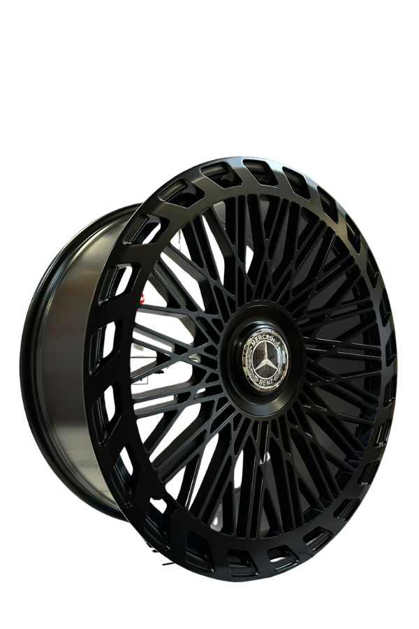 24" Mercedes G-Wagon G550 G63 G65 Satin Black Style 66 Wheels