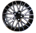 21" Porsche Cayenne Turbo S GTS Black Machined Mesh Wheels & Rims