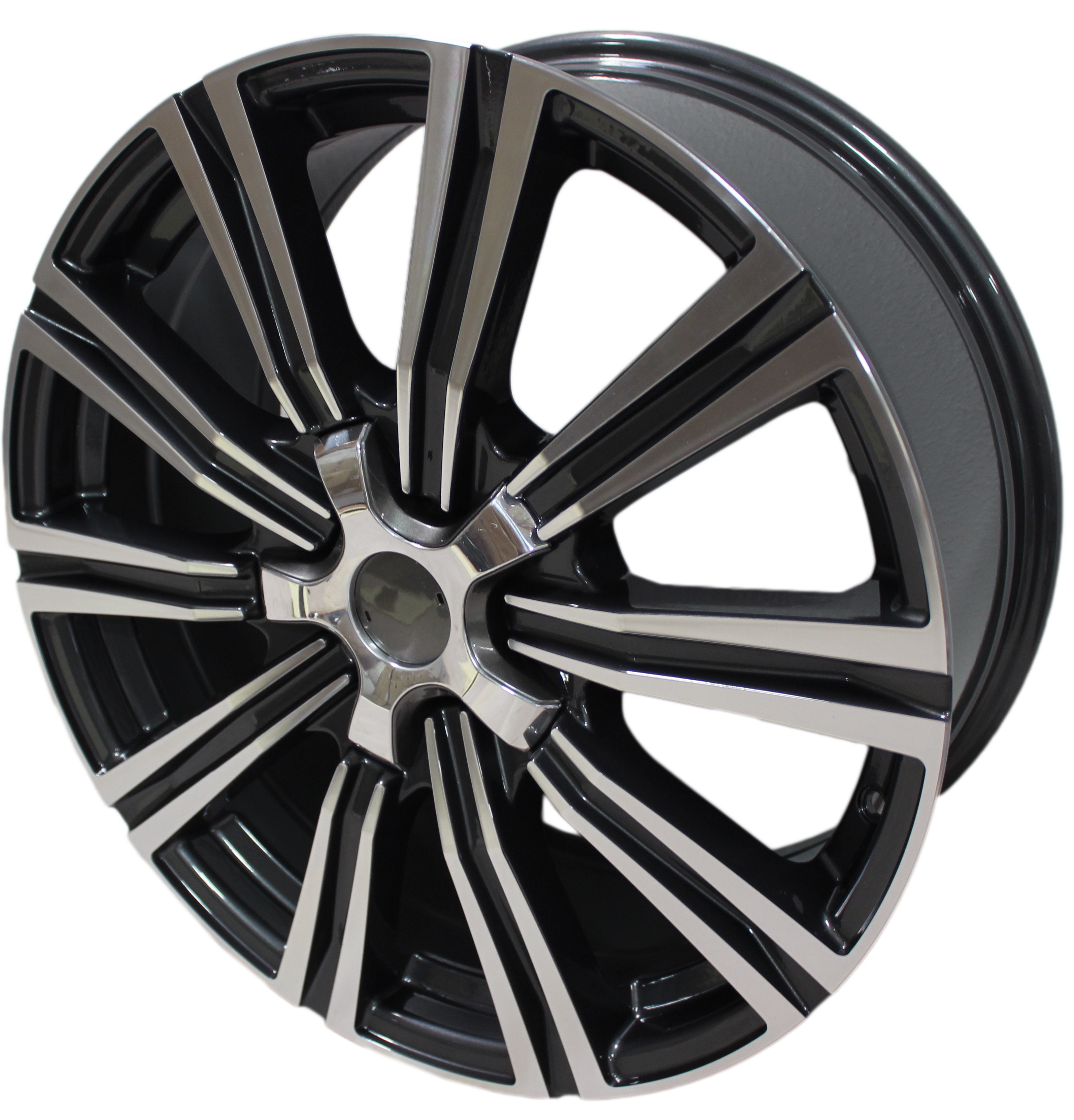 21" Toyota Tundra Sequoia Land Cruiser Lexus LX Gunmetal Machined Wheels & Rims