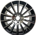 21" Mercedes S-Class CL-Class Black Machined Style 11 Wheels