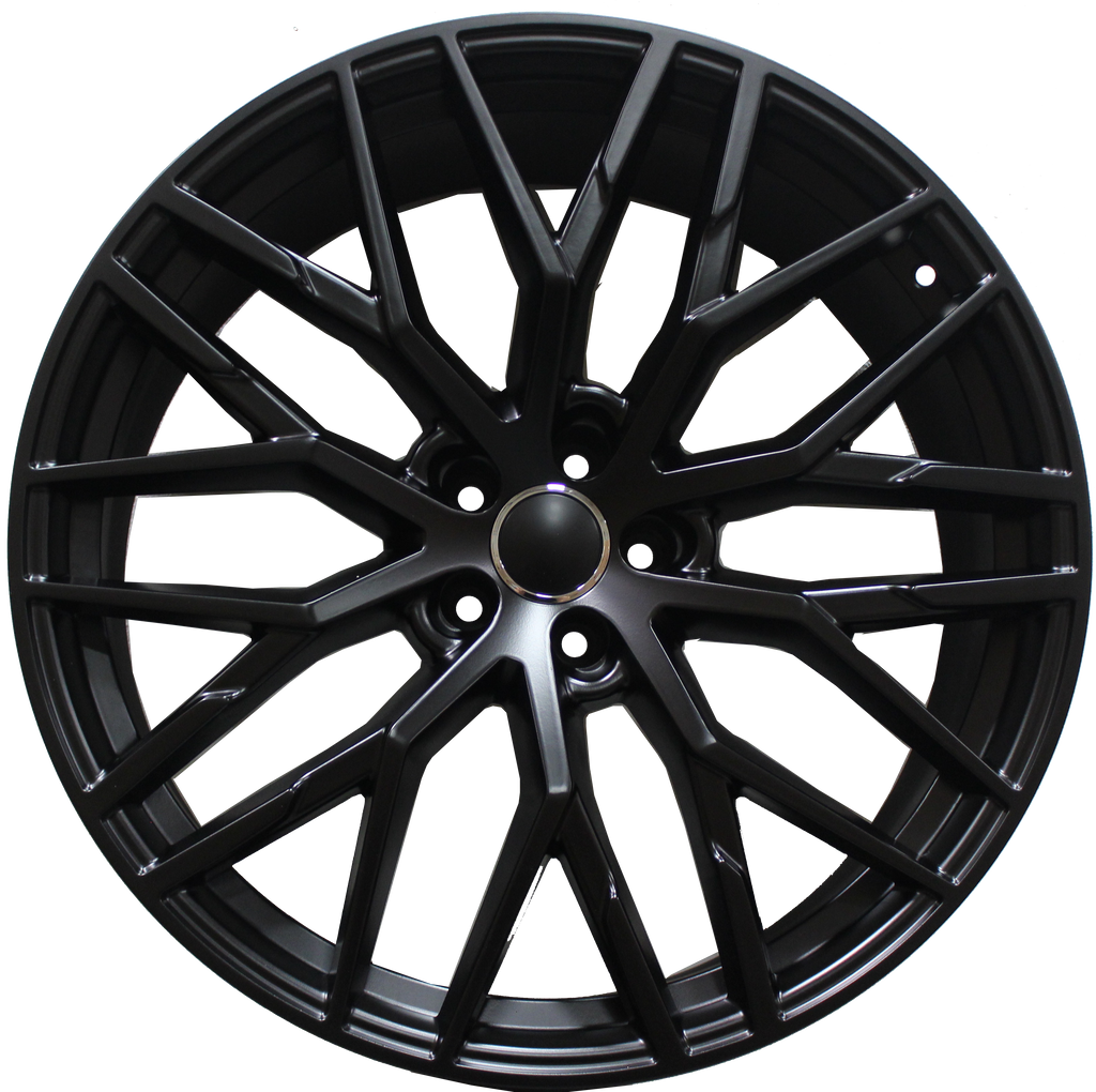 20" Audi Q3 Q5 Q7 A4 A5 A6 A7 A8 R8 Style Satin Black Wheels & Rims