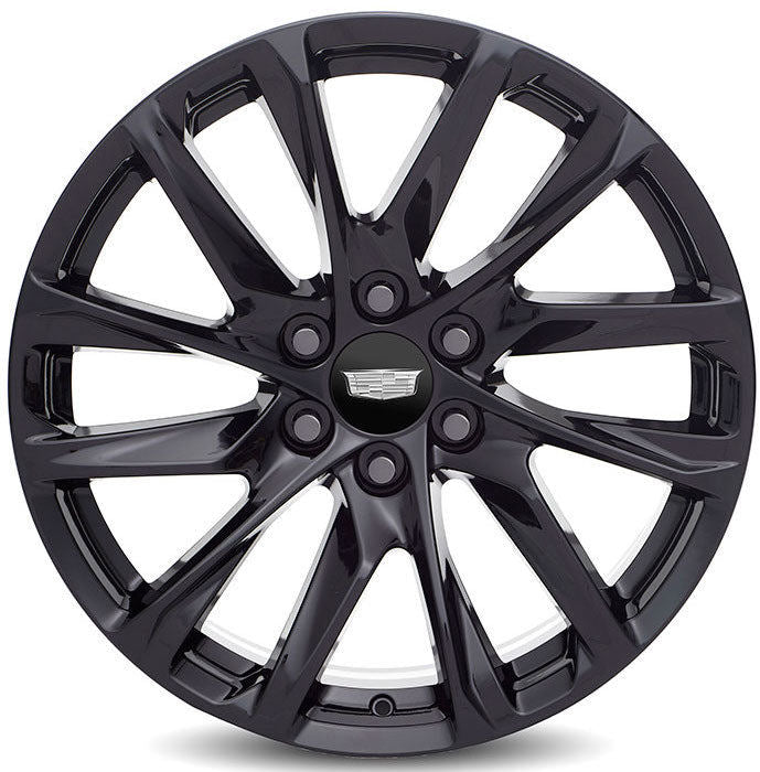 22" Cadillac Escalade ESV Platinum Style Gloss Black Sierra Tahoe Yukon Wheels & Rims