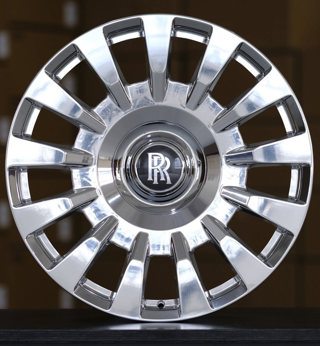 21" Rolls Royce Ghost Wraith Phantom Forged Staggered Polished Style 11 Wheels & Rims