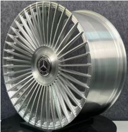 22" Mercedes S-Class Forged Silver Polished Wheels & Rims