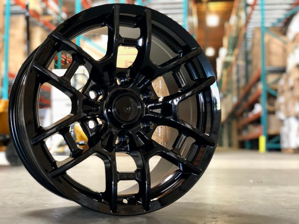 18" Toyota 4Runner FJ Cruiser Tacoma TRD Pro Style Matte Black Wheels & Rims