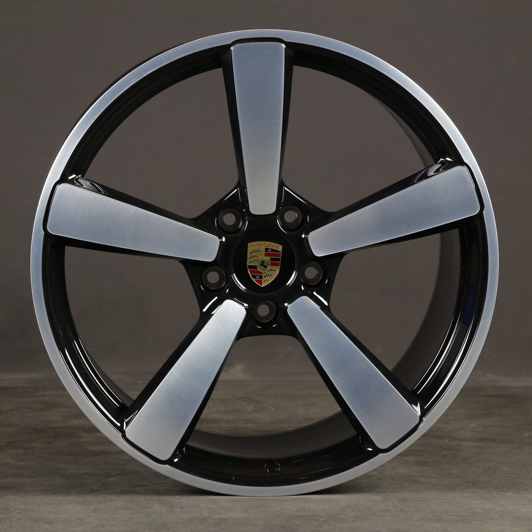 20"/21" Porsche 911 Carrera GTS Turbo S Forged Gloss Black Machined Style 29 Wheels & Rims