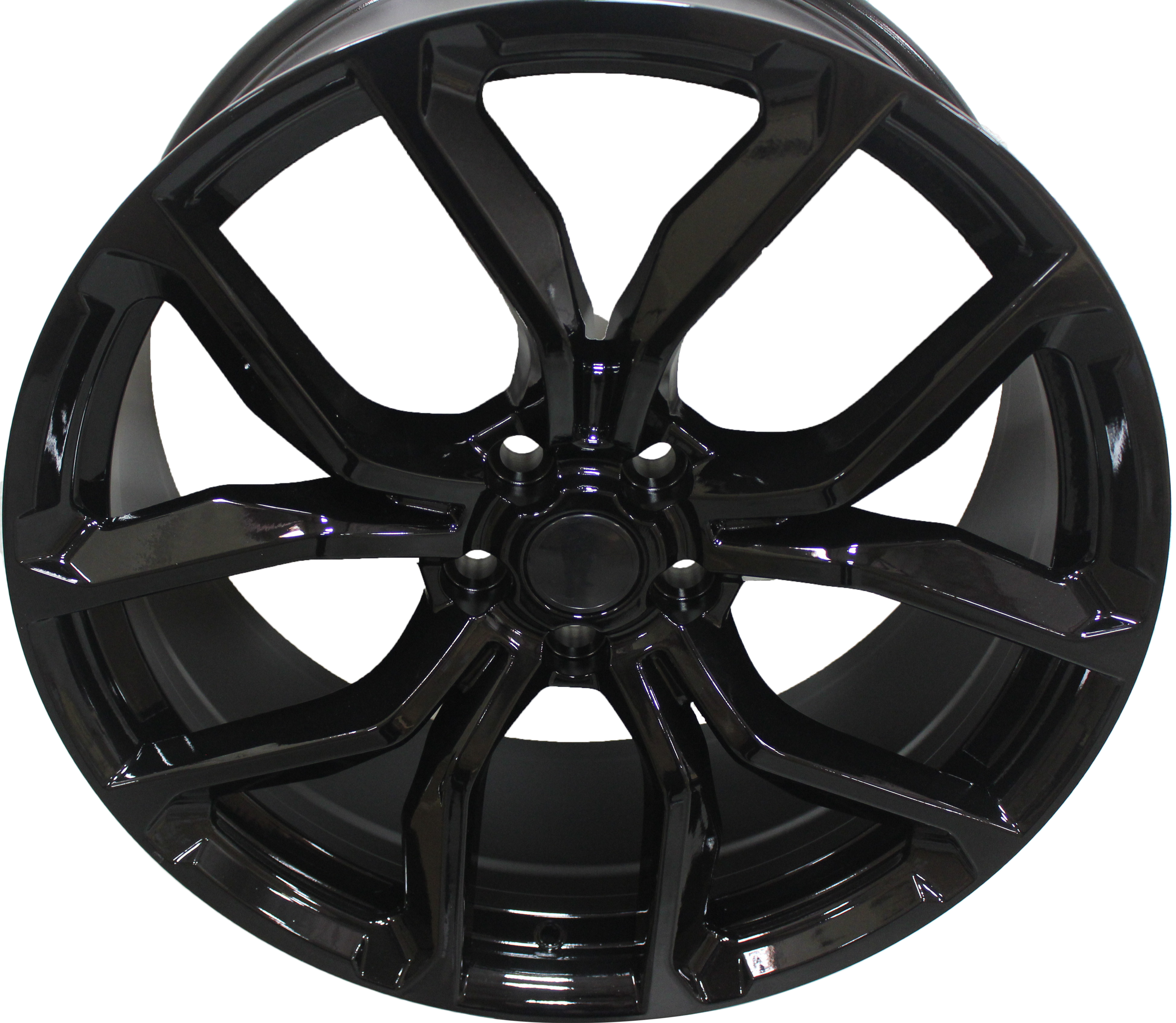 22 Inch Rims fit Range Rover Sport SVR HSE Full Size SVR Style Gloss Black Wheels