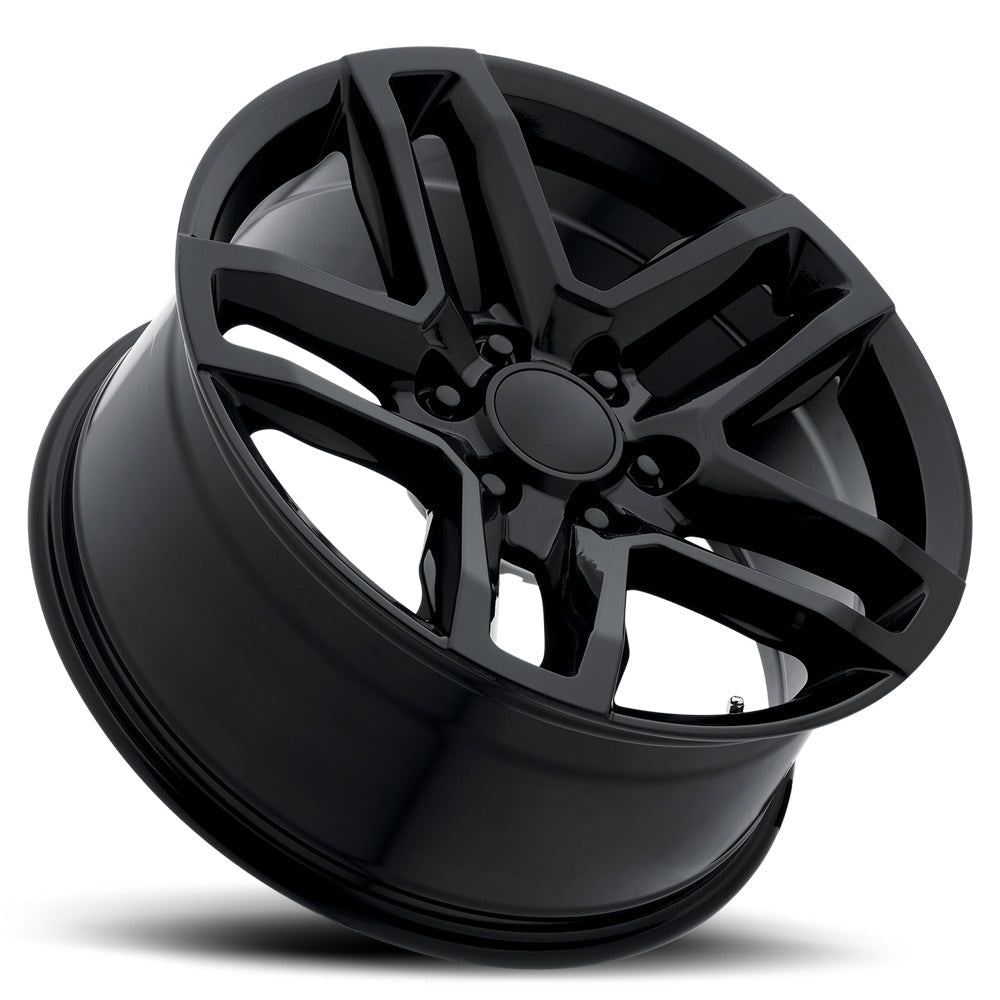 22" Chevy GMC Sierra Yukon Tahoe Trail Boss Gloss Black Style 30 Wheels