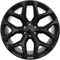 20" Chevy GMC Sierra Yukon Tahoe Snowflake Gloss Black Style 16 Wheels