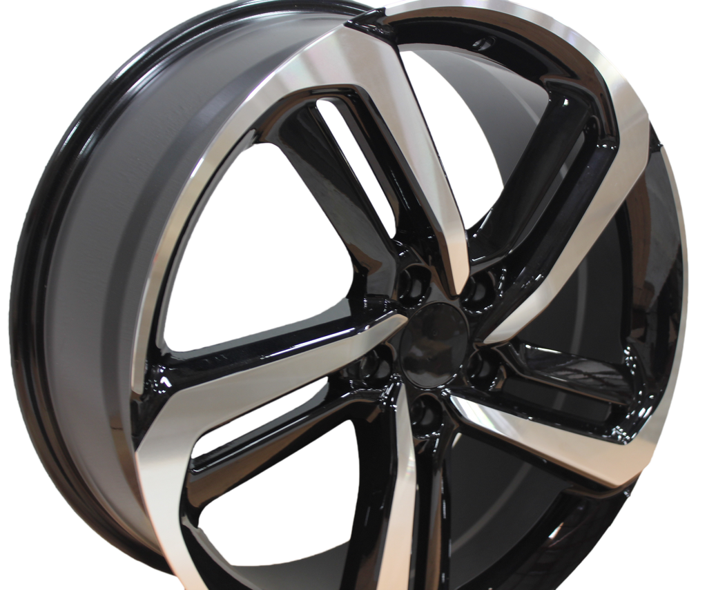 18" Honda Accord Civic CRV Acura Black Machined Wheels & Rims