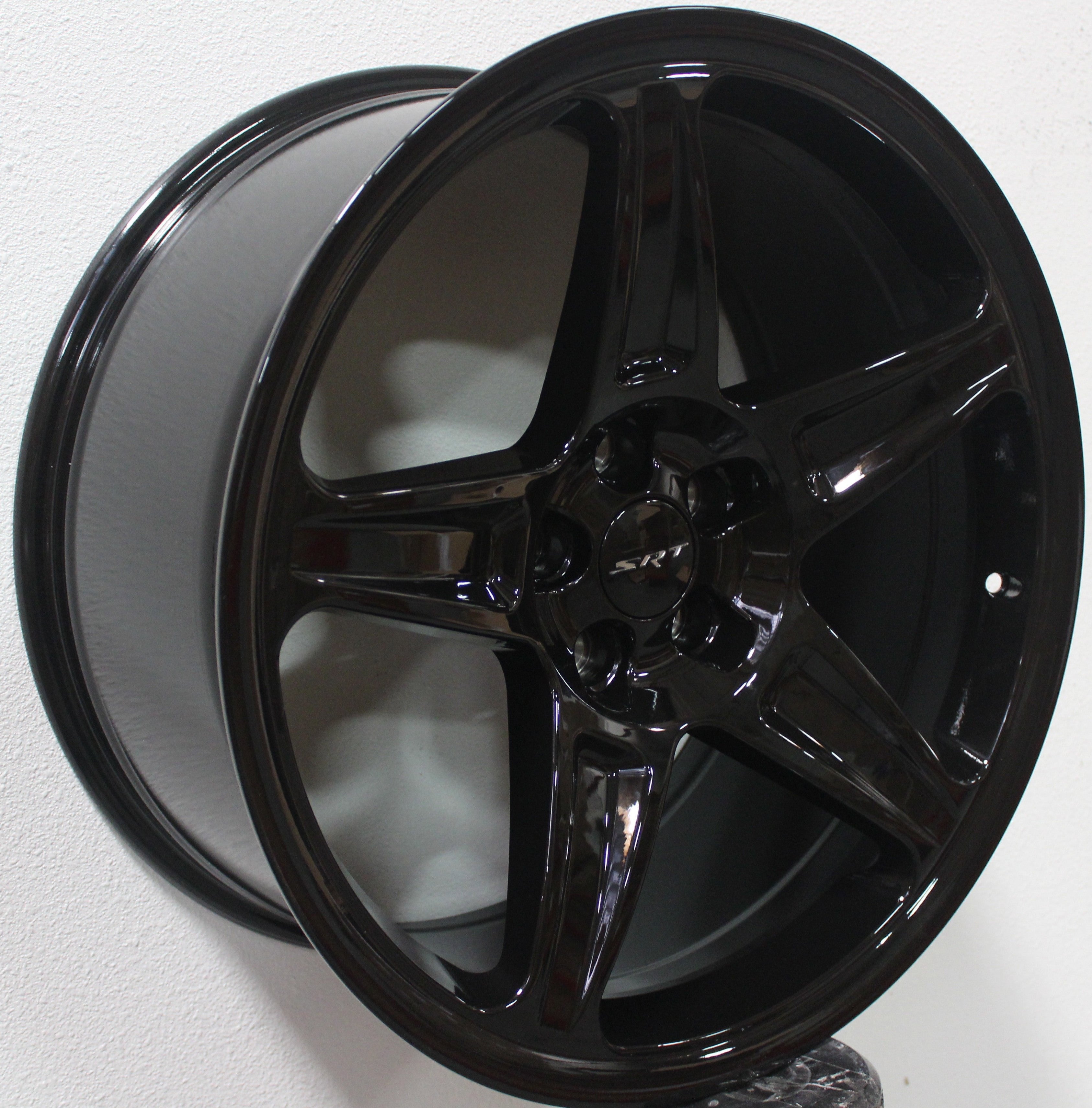20" Dodge Charger Challenger Magnum Hellcat SRT Demon Staggered Gloss Black Wheels & Rims