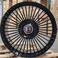 22" Bentley Bentayga Forged Gloss Black Polished Style 15 Wheels