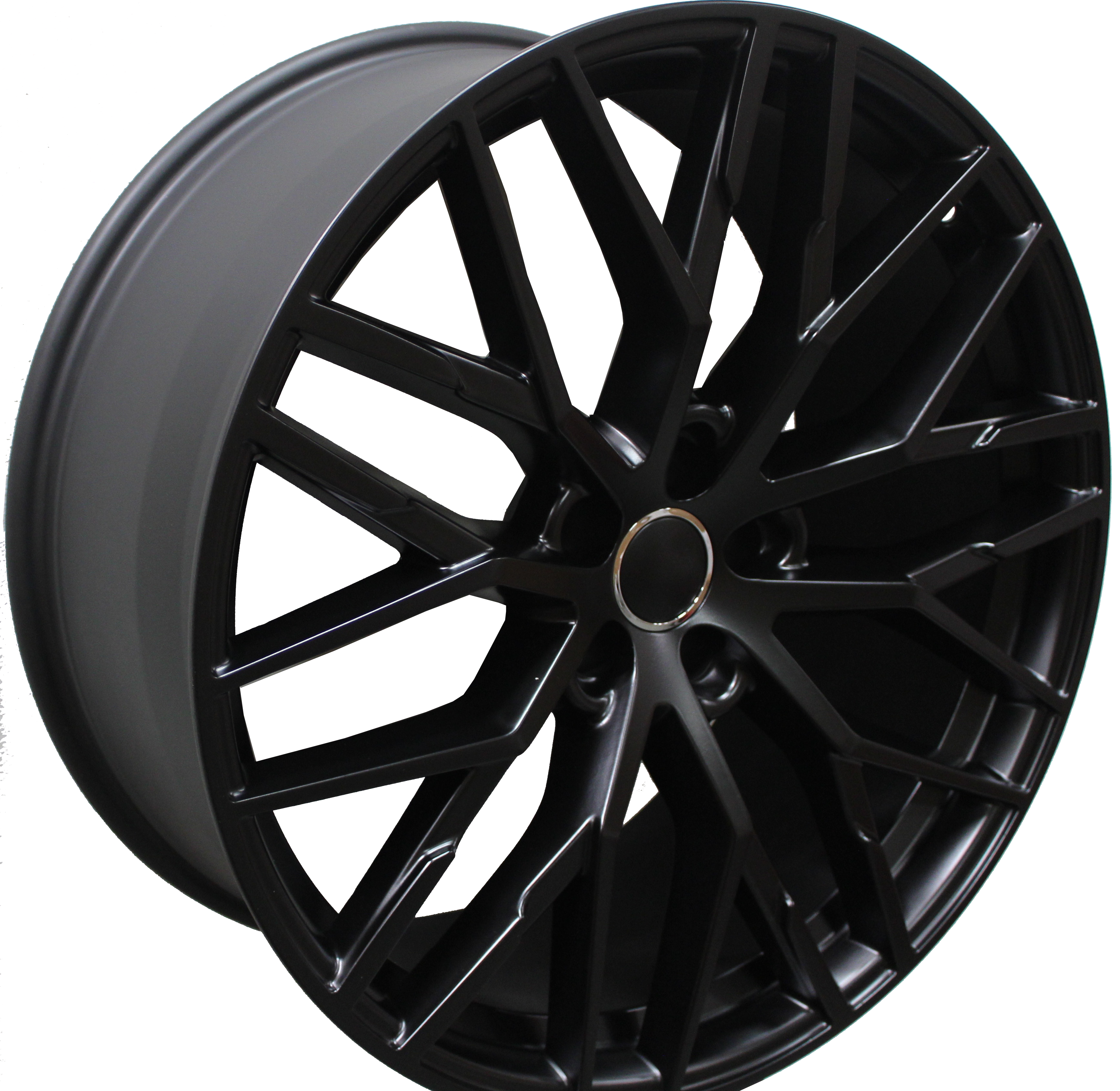 20" Audi Q3 Q5 Q7 A4 A5 A6 A7 A8 R8 Style Satin Black Wheels & Rims