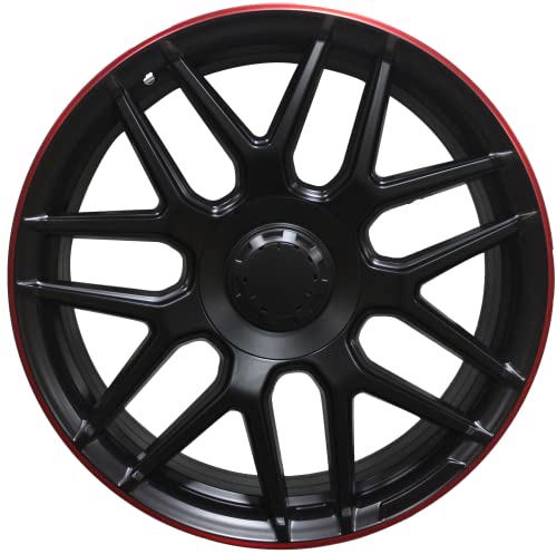 18" Mercedes S-Class CL Matte Black Red Line Wheels & Rims