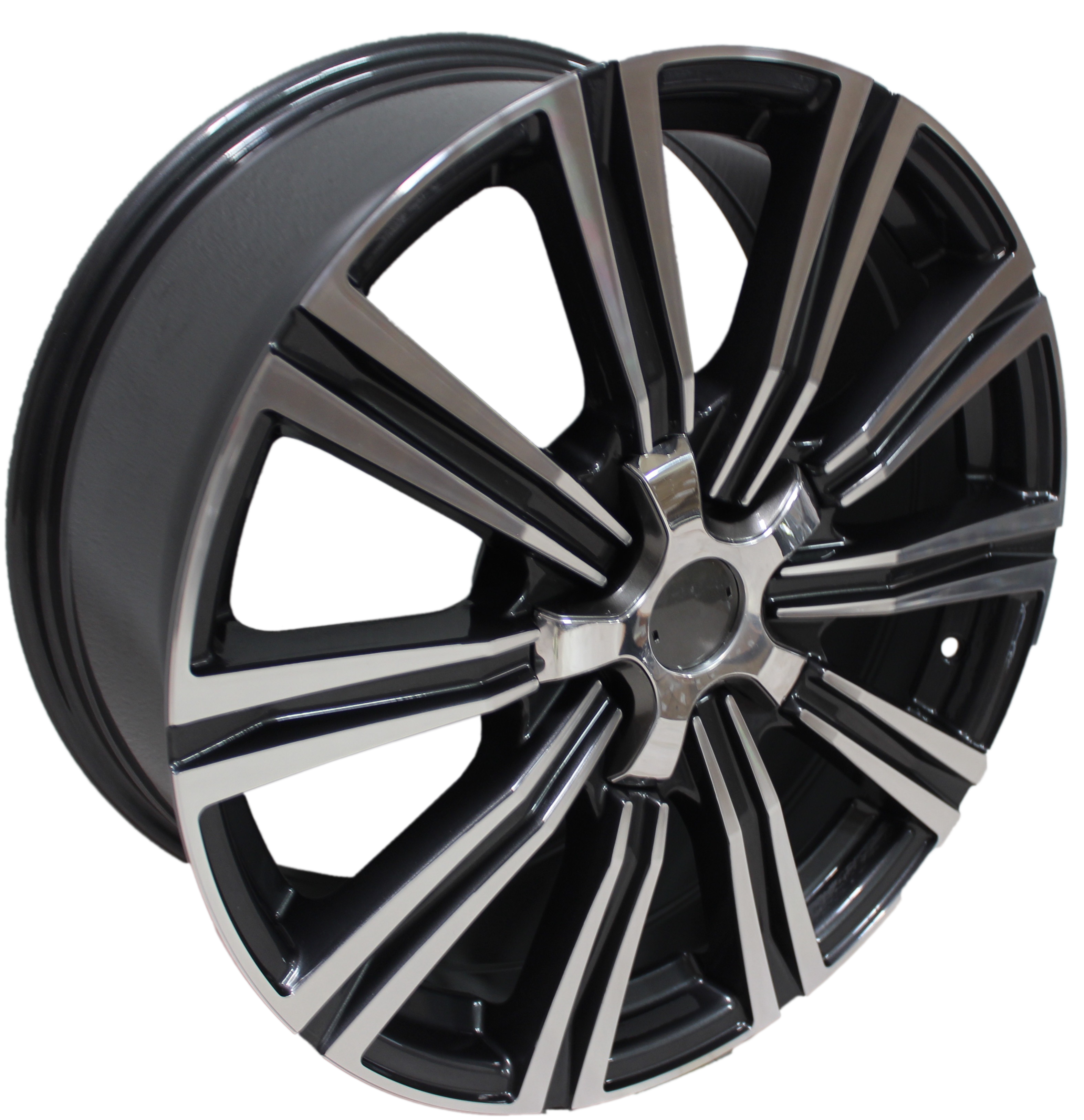 21" Toyota Tundra Sequoia Land Cruiser Lexus LX Gunmetal Machined Wheels & Rims