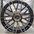 21" Mercedes ML GL GLE GLS Staggered Black Machined Style 51 Wheels