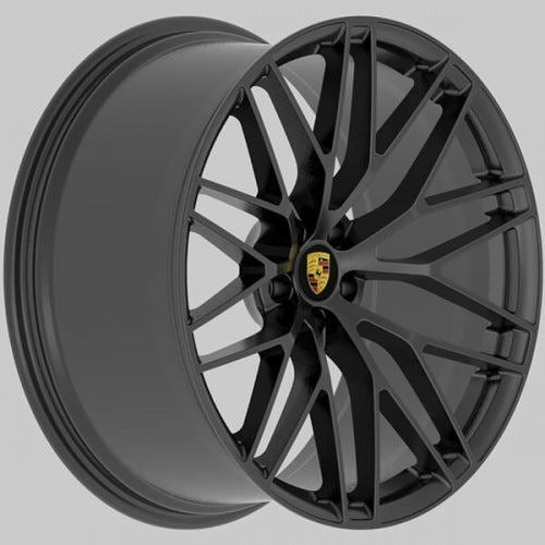 21" Porsche Macan Base Turbo S GTS Forged Matte Black Style 2812 Wheels