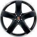 21" Porsche Macan S GTS Turbo Staggered Gloss Black Machined Lip Style 2312 Wheels & Rims