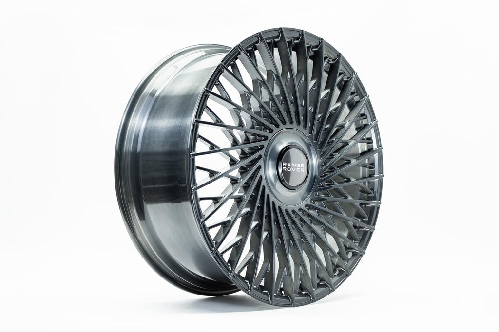 24" Range Rover Full Size Sport Defender Forged Gunmetal Brushed Style 45 Wheels