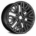 24" GMC Chevy Sierra Denali Yukon Tahoe Snowflake Gloss Black Style 28 Wheels & Rims
