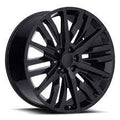 22" Chevy GMC Tahoe Yukon Sierra Silverado Gloss Black Style 29 Wheels & Rims