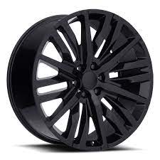 22" Chevy GMC Tahoe Yukon Sierra Silverado Gloss Black Style 29 Wheels & Rims