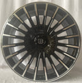 24" Mercedes GLS GLE GL GLS600 GLS580 GLS550 Brabus Black Machined Wheels & Rims