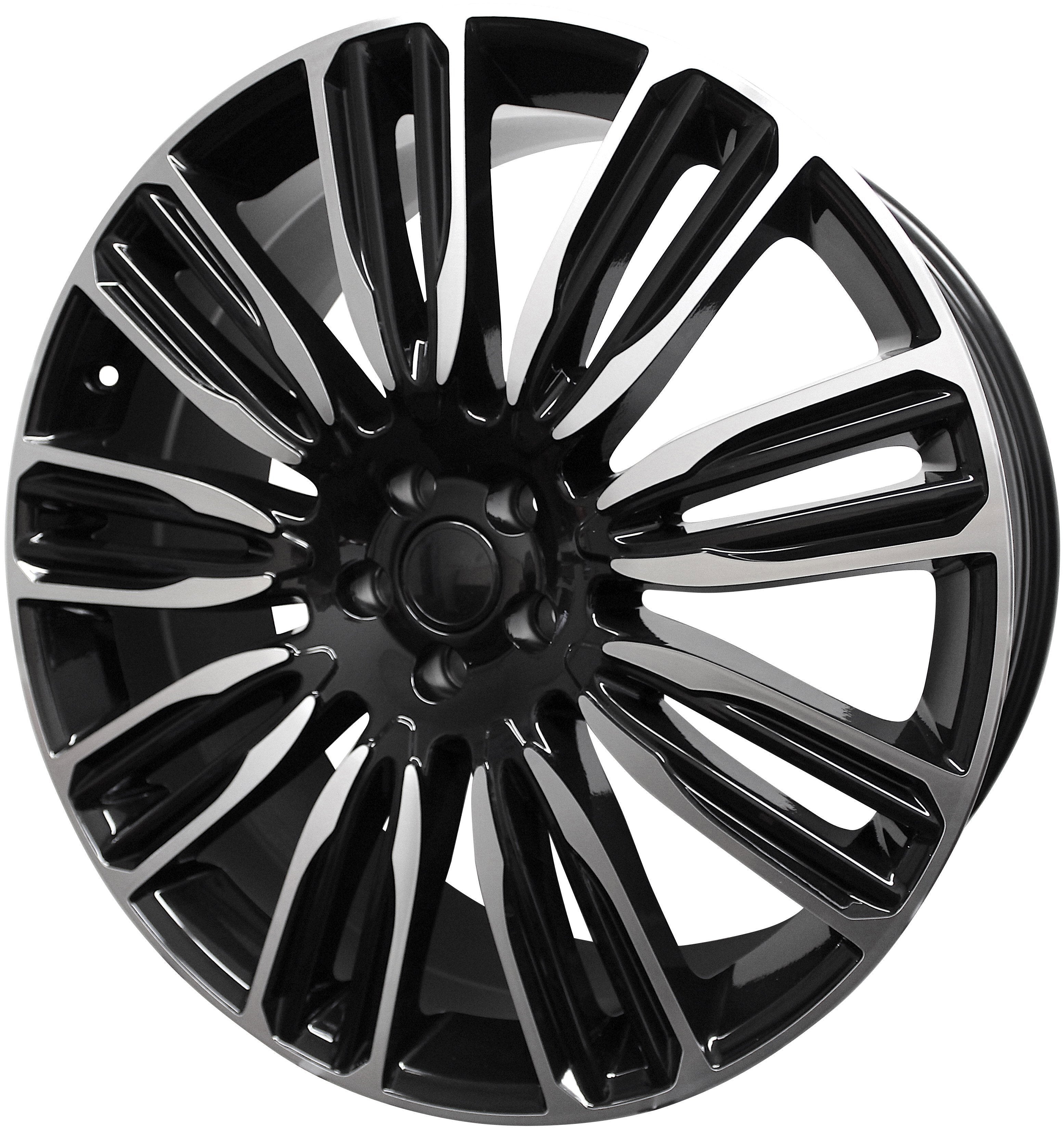 24" Range Rover Full Size / Sport / Defender Autobiography Black Machined Wheels & Rims