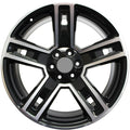 24" Chevy GMC Sierra Yukon Tahoe Snowflake Black Machined Style 21 Wheels