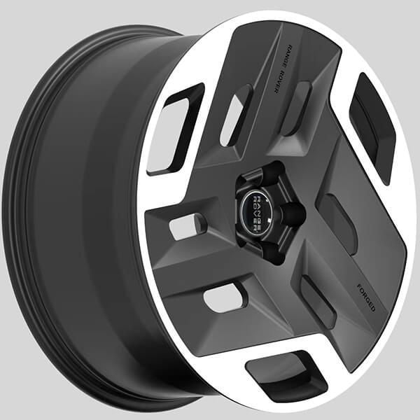 22" Range Rover Full Size Sport Defender Black Machined Style 39 Wheels