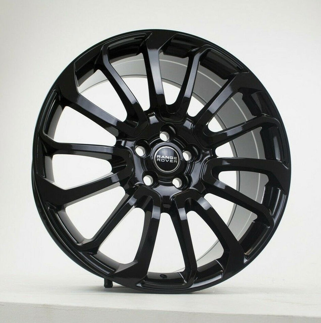 22" Range Rover Full Size / Sport / Defender Autobiography Gloss Black Wheels & Rims